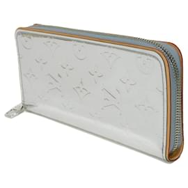 Louis Vuitton-Louis Vuitton Zippy Wallet Vertical M80808-Silvery,Metallic