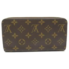 Louis Vuitton-Louis Vuitton Zippy Wallet Monogram Brown-Brown