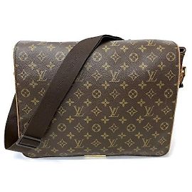 Sac messager Abbesses Monogram Louis Vuitton Marron
