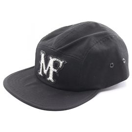 Gorra de béisbol de algodón Moncler negra Negro