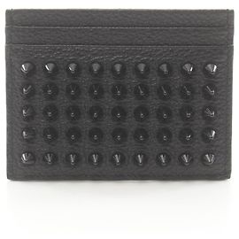 Christian Louboutin KIOS Leather Card Case Black