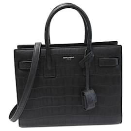 Yves Saint Laurent-Yves Saint Laurent Sac de Jour Baby Handbag Black-Black