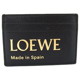 Loewe Calf Leather Card Case CLE0322X011100 Black
