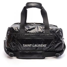 Yves Saint Laurent Borsa da viaggio in nylon NUXX Saint Laurent nera Nero