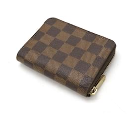 Louis Vuitton-Louis Vuitton Damier Zippy Coin Purse N63070-Brown
