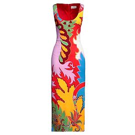 Robe midi Etro jaune en viscose Jaune
