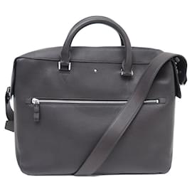Montblanc-NEW MONTBLANC BRIEFCASE DOCUMENT HOLDER MEISTERSTUCK SFUMATO BAG-Brown