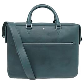 Montblanc-NEW MONTBLANC MEISTERSTUCK SFUMATO MEDIUM PETROLE BLUE 118331 BAG-Blue