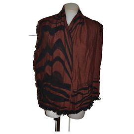 Roberto Cavalli cachecol Marrom Preto
