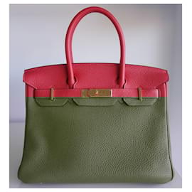 Hermès-Hermes Birkin 30 Jaipur Pink bag-Pink,Orange
