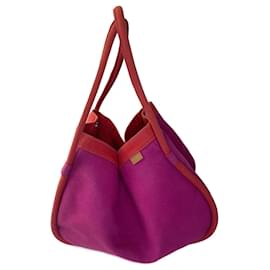 Hermès-Cabas Hermès Lindy Fushia-Fuschia