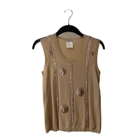 Chanel-Tops-Beige