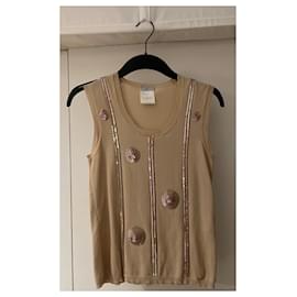 Chanel-Tops-Beige