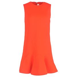 Victoria Victoria Beckham Kleid mit Volants aus orangefarbenem Polyester Orange