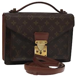 Louis Vuitton-LOUIS VUITTON Monogram Monceau 26 Shoulder Bag M51187 LV Auth 105058-Monogram