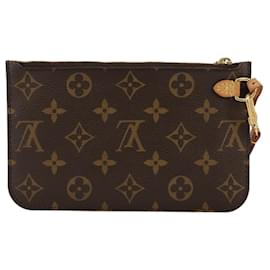 Louis Vuitton-LOUIS VUITTON Monogram Neverfull PM Pouch LV Auth 101646-Monograma