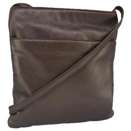 Bolsa de Ombro LOEWE em Couro Bronze Auth bs20092 Bronze