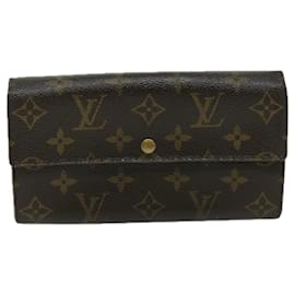 Louis Vuitton-LOUIS VUITTON Monogram Portefeuille Sarah Long Wallet M60531 LV Auth bs12149-Monogram
