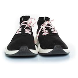 Balenciaga-Balenciaga, speed lace up trainers in black-Black