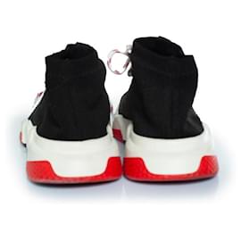 Balenciaga-Balenciaga, speed lace up trainers in black-Black