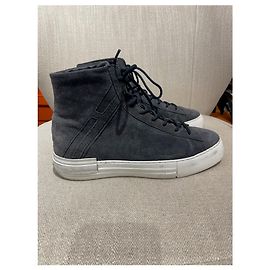 Baskets HOGAN T.EU 38 Suède Bleu