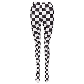 Comme Des Garcons checkerboard tight legging Black