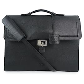Loewe-Loewe Calf Business Briefcase-Black
