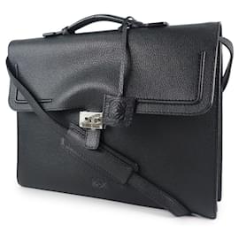Loewe-Loewe Calf Business Briefcase-Black