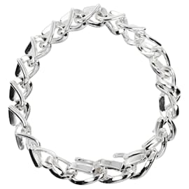 Tiffany & Co-Pulseira de elos médios em prata 925 Tiffany & Co-Prata,Metálico