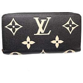 Louis Vuitton-Louis Vuitton Zippy Wallet M80481 Monogram Bicolor-Black