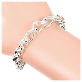 Tiffany & Co-Pulseira de elos médios em prata 925 Tiffany & Co-Prata,Metálico