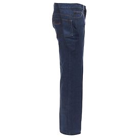 Gucci Tom Ford cursive logo embroidered jeans Blue