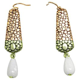 Fendi-Fendi Gold Plated Earrings-Golden,Metallic