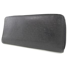 Louis Vuitton-Louis Vuitton Taiga Zippy Wallet Vertical-Black