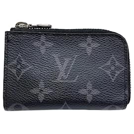 Louis Vuitton-Porte-monnaie Monogram Eclipse Louis Vuitton M63536-Noir