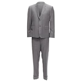 Thom Browne-Thom E wool single breast button blazer pants-Grey