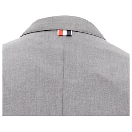 Thom Browne-Thom E wool single breast button blazer pants-Grey