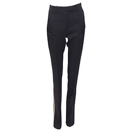 Calças de perna reta Calvin Klein Raf Simons Preto