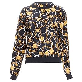 Sweatshirt mit Moschino Teddy-Bären-Druck Schwarz