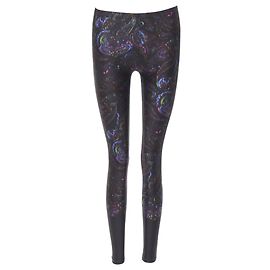 Leggings mit Paisley-Druck von Louis Vuitton Schwarz