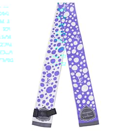 Louis Vuitton-Louis Vuitton Yayoi Kusama Silk Scarf M78290-Blue