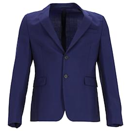 Prada-Prada Blazer in Blue Wool-Blue