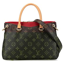 Louis Vuitton-Louis Vuitton Monogram Pallas BB Handbag M41241-Brown