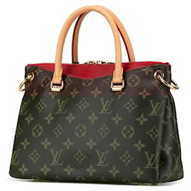 Louis Vuitton-Louis Vuitton Monogram Pallas BB Handbag M41241-Brown