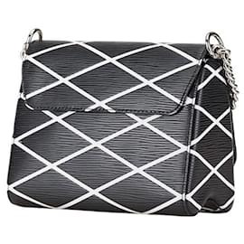 Louis Vuitton-Louis Vuitton Epi Twist PM Leather Shoulder Bag-Black