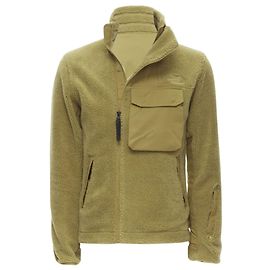 The North Face Giacca in fleece con tasca a patch e zip asimmetrica North Face Marrone