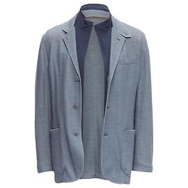 Abnehmbarer Blazer mit Taschen von Loro Piana Blau