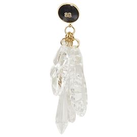 Pendientes de cristal con logo BB de Balenciaga Pic Pendant Blanco