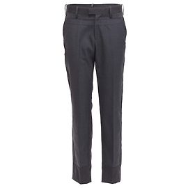 Undercover cowhide trim patchwork trousers Grey