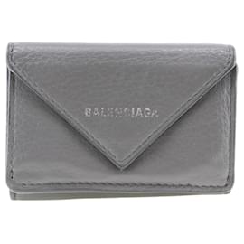 Balenciaga-Balenciaga Paper Wallet Trifold-Grey